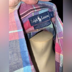 Ralph Lauren Colorful Plaid Shirt